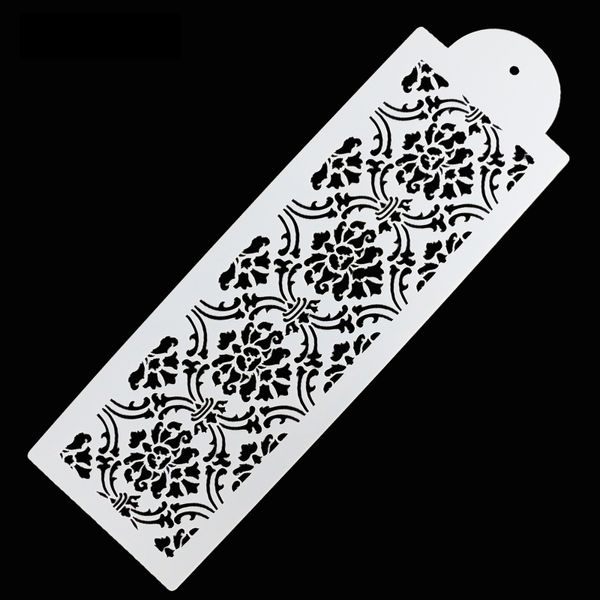 

wholesale- new arrival diy flower cake stencil cupcake decorating template mold baking accessories