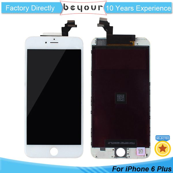 

lcd screen for iphone 6 plus display 5.5 inch 100% grade a+++ touch with digitizer with frame assembly repair replacement