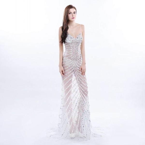 

spaghetti sweetheart crystal evening dress exposed boning quartz diaphanous tulle prom gown floor length lowback bandage occasion dress, Black;red