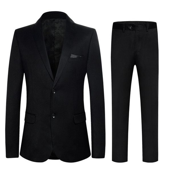 

wholesale- new selling custom made suits male business casual suit professional set groom wedding dress men suits jacket + pants, White;black