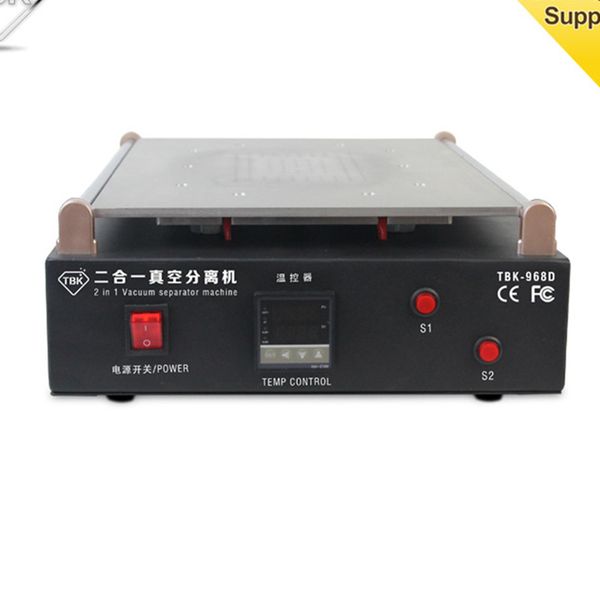 Tbk 968d 19 Inch Big Size 2 In 1 Built In Vacuum Pump Lcd Screen Separator Glass Repair Machine For Iphone 6 6s 7 Plus Ipad Air 2 Ipad6 Wireless Phone