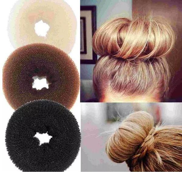Hair Volumizing Scrunchie Donut Ring Style Bun Scrunchy Sock Poof