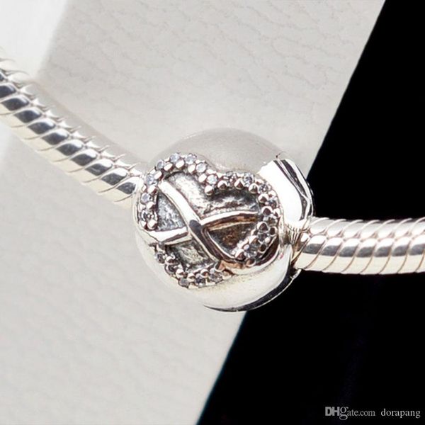 

edell loose beads fits original charms bracelet 925 sterling silver pandora clip beads pave star moon heart bow tie diy charm wholesale 3030, Black