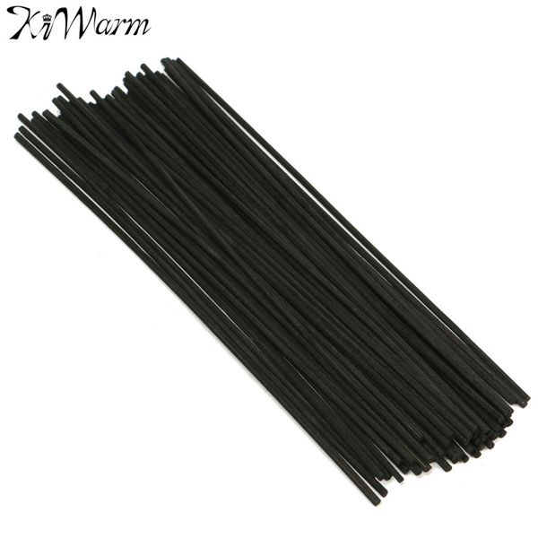 Wholesale- 50Pcs New Black Rattan Reed Fragrance Oil Diffuser Replacement Refill Sticks Party Home Bedroom Bathrooms Decor Gifts 250x3mm