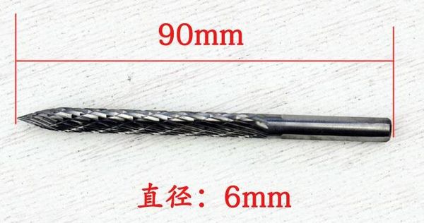 

6 mm wide rotary burrs // tire repair mushroom plug patch // tire repair