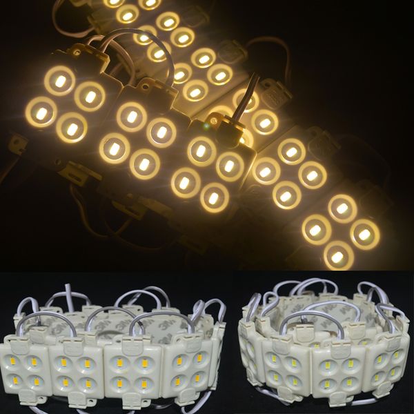 

4led injection module square shape 5050 5630 50lm 2w high brightness led backlight 12v waterproof anti-static anti fire abs shell