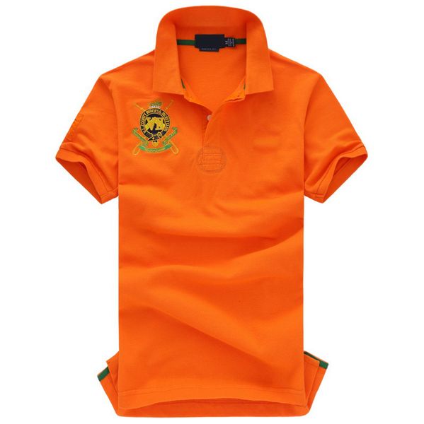

Free shipping crown horse new man polo pour homes tees polo aeronautica militare men fashion brand short collar polo shirts.