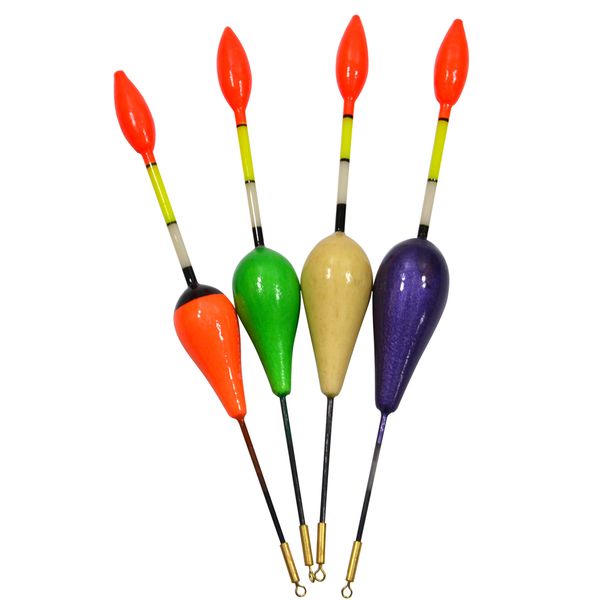 

wholesale- 1pc float bobbers fishing floats buoys flotteur peche for carp fishing tackle tools 4 color 2g 3g 4g 5g selectable