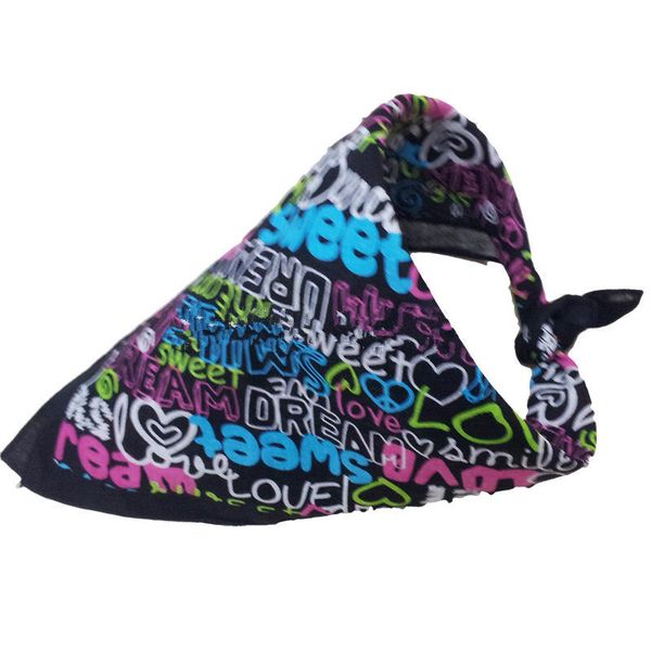 

scarf paisley new letter print pattern cotton 2017 bandanas hearts head 55*55cm boublesided 12pcs/lot wrap nfcxa, White;black