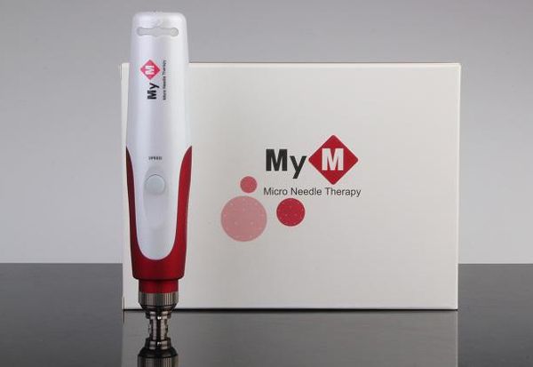MYM Derma Pen Corea Dermapen Micro ago Derma Pen per il ringiovanimento della pelle Vibrazione elettrica Derma Stamp Auto Microneedle con 52 cartucce