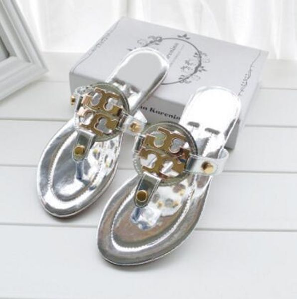 

New women's Tory slippers for summer wear fashion sandals thick with a word drag high heels women shoes