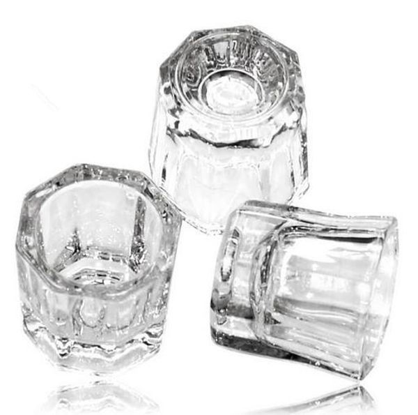 

crystal tint bowl glass dappen dish nail art acrylic liquid holder container