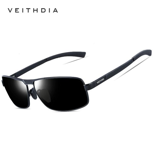 Veithdia Luxury Mens Retro Polarized Sunglasses Sports Driving Glasses Eyewear
