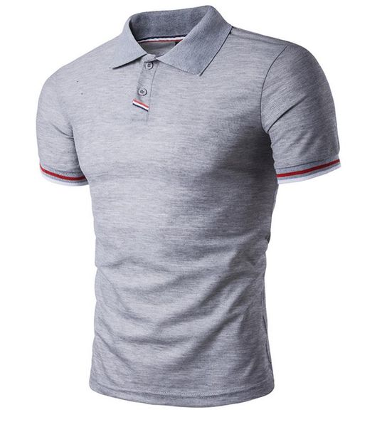 

polos tee shirts men sleeve stylish striped 2018 sport patch design short color mens pullover polo cotton shirts brief 2017 s wppx, Black