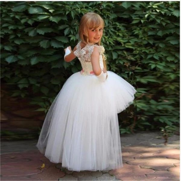 

new arrival flower girl dresses for wedding little girls kid/child dress sweet princess high low party pageant first communion dress, White;blue