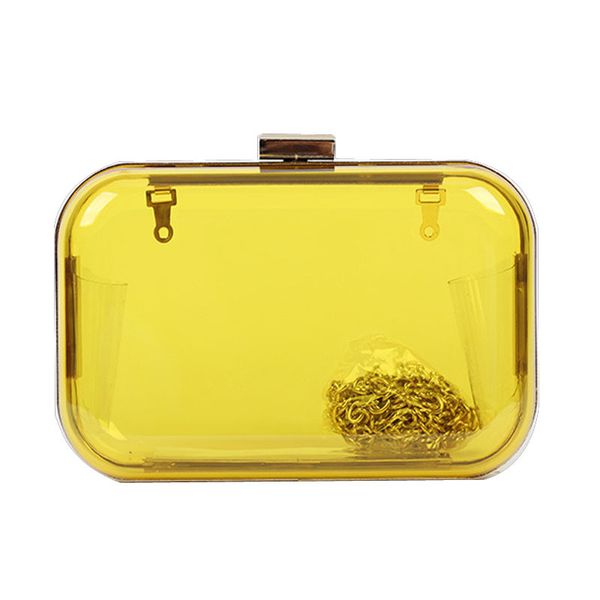 

wholesale- 2015 women evening clutch candy color acrylic transparent dinner clutch purse chain shoulder bag bridal clutch wedding xa731a