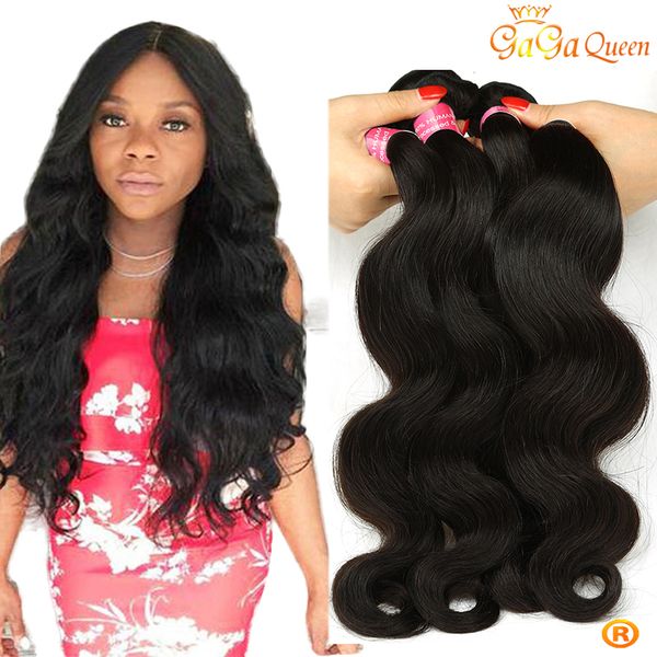 

класс 8а девственные бразильские волосы волна тела необработанные бразильские реми волос оптовая бразильский индийский малайзийский перуанск, Black