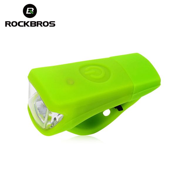 

wholesale- rockbros waterproof silica gel bicycle front light bike handlebar bike usb rechargeable riding cycle light lamp accessories