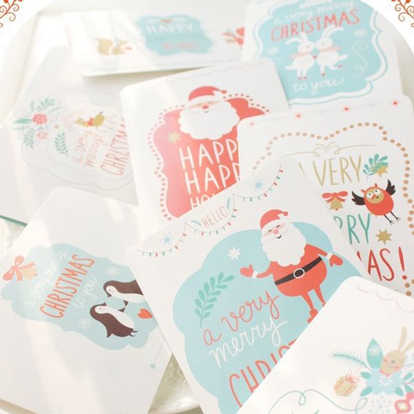 

wholesale- christmas card set, christmas greeting card 10set/lot