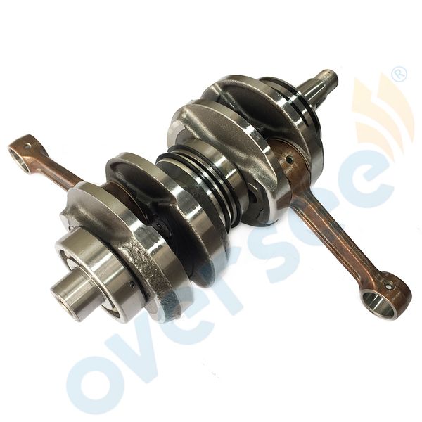 

oversee replacement parts new crankshaft assy 66t-11400-01 for yamaha 40hp 40x outboard engine 2 stroke 66t-11400