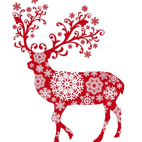 

new merry christmas wall sticker diy xmas decoration home decor vitrine decoration christmas deer window stickers ing