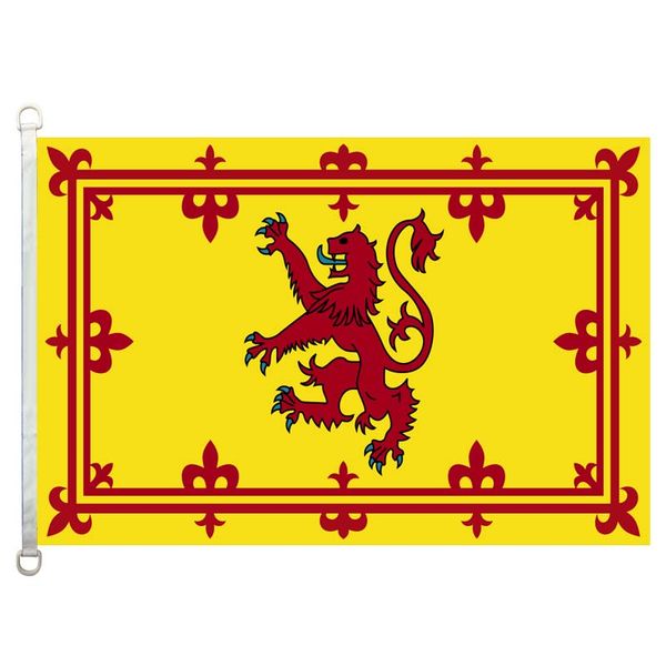 

good flag lionrampant flags banner 3x5ft-90x150cm 100% polyester country flags, 110gsm warp knitted fabric outdoor flag