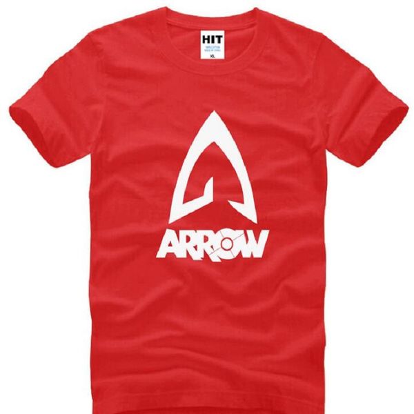 

new summer style tv movie t shirts men green arrow men t shirt o-neck 100% cotton short sleeve t-shirt men tee, White;black