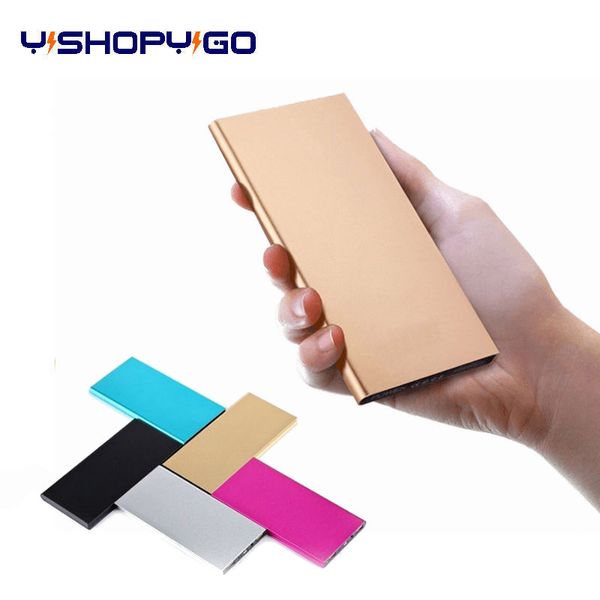 

customized logo ultra-thin polymer battery usb power bank 20000mah portable rechargeable external battery charger