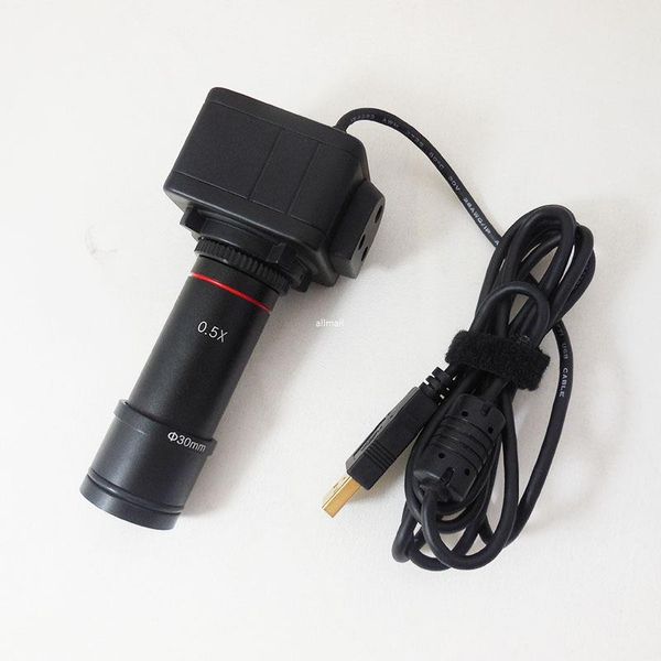 Freeshipping 5MP Binoküler Stereo Mikroskop Elektronik Mercek USB Video CMOS Kamera Endüstriyel Mercek Kamera Görüntü Yakalama için