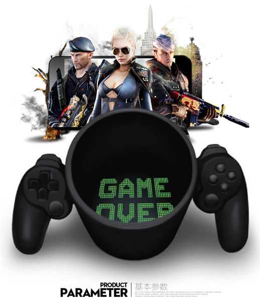 

2017 game over керамическая кружка ретро геймпад контроллер кружка кофе стиль игры офисные чашки керамическая кружка