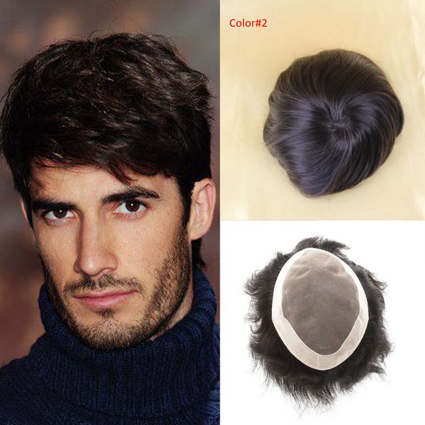 2019 8x10inch Mono Lace Men S Toupee Hair Replacement Indian Hair