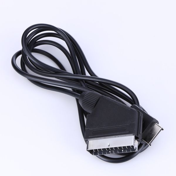 1.8 m RGB SCART Kablo TV AV Kurşun PAL Konsol Kablosu için Playstation PS1 PS2 PS3 için Avustralya ve Avrupa Konsolu Ince hat