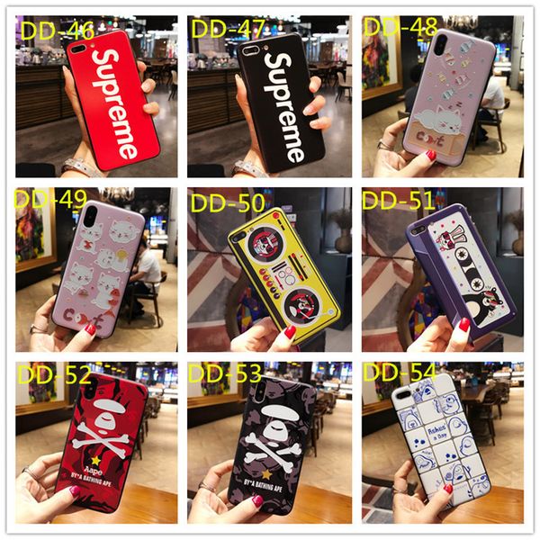 

Мода телефон чехол для iphone6 6 plus 7/8 8 plus TPU PC Multi Pattern сотовый телефон случаях