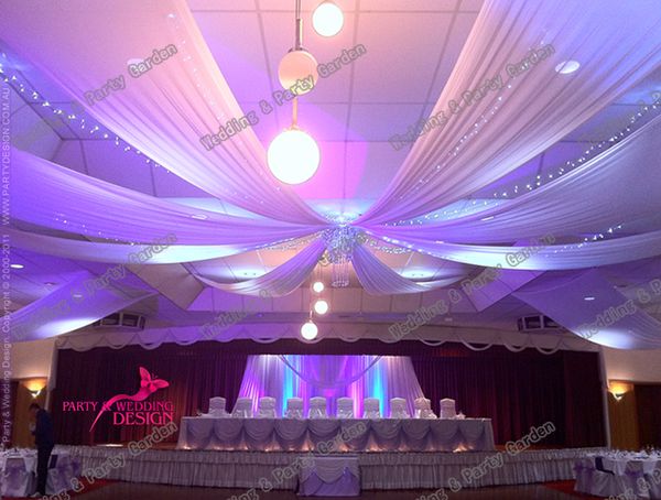 12m X 1 4m Piece Banquet Mediterranean Style Ceiling Drape Canopy Drapery Wedding Party Ceiling Decoration Kids Birthday Party Decorations Kids