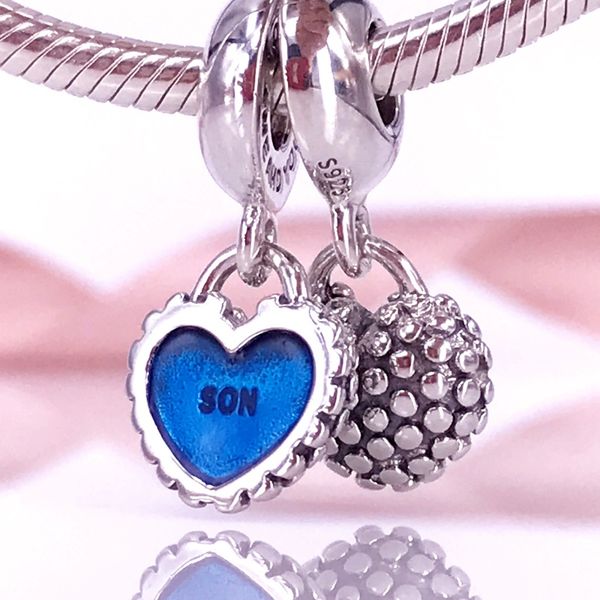 2020 Diy Jewelry 925 Sterling Silver Beads Mother Son Dangle