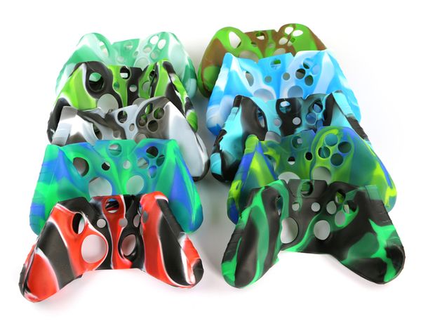 

Камуфляж силиконовый чехол для Microsoft Xbox Один игры контроллер защитная кожа Cver для