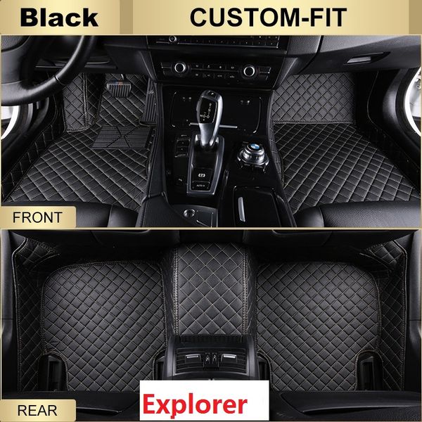 2019 Scot All Weather Leather Car Floor Mats For Ford Explorer