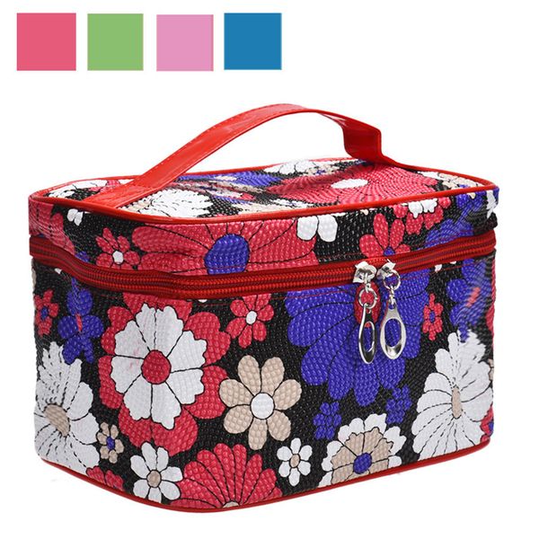 

wholesale- woweino new square sunflower cosmetic bag cosmetic case cosmetic bag make up bag bolsas feminina eueopean& american style