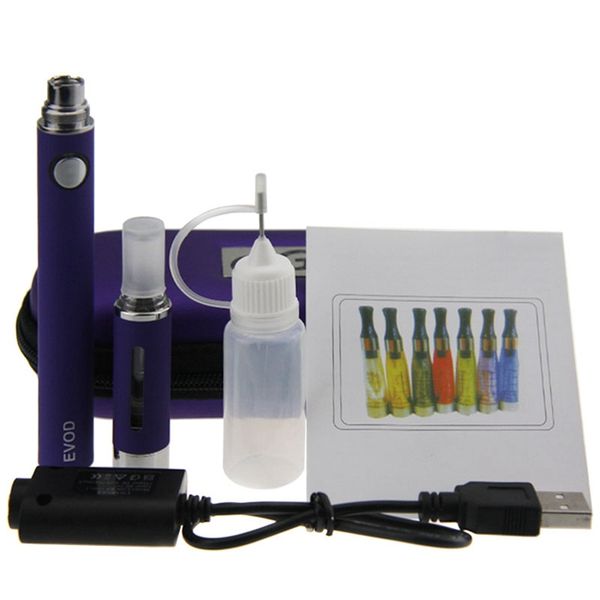

MT3 EVOD Starter Kit EVOD Battery MT3 Atomizer E Cigarette EVOD MT3 Zipper case kit with eGo Case DHL Free shipping