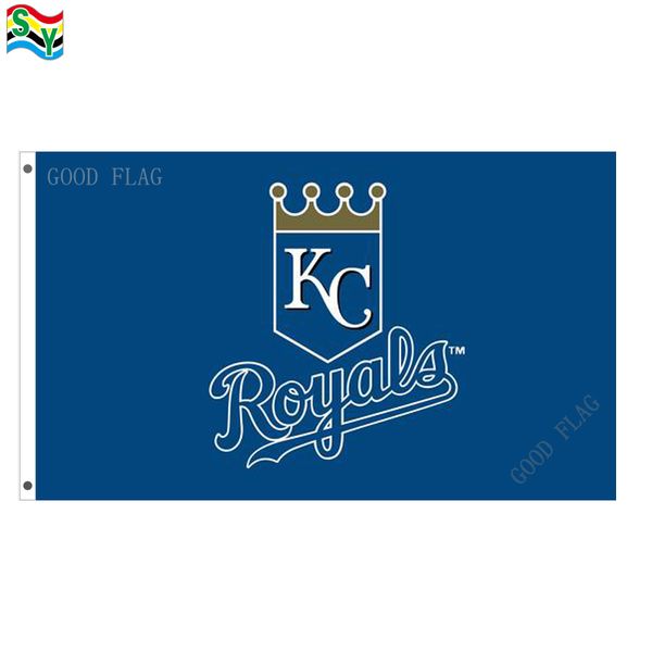 

goodflag бесплатная доставка kc royls флаг баннер 3x5 футов 90*150 см полиэстер открытый флаг