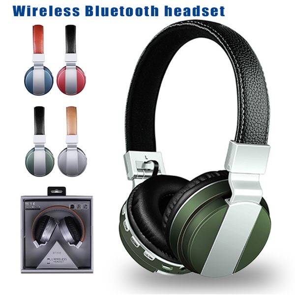

BT008 Bluetooth Wireless Earphone Universal CRS 4.1 Bluetooth Folable Stereo Headphone Headset Hansfree with Retail Package