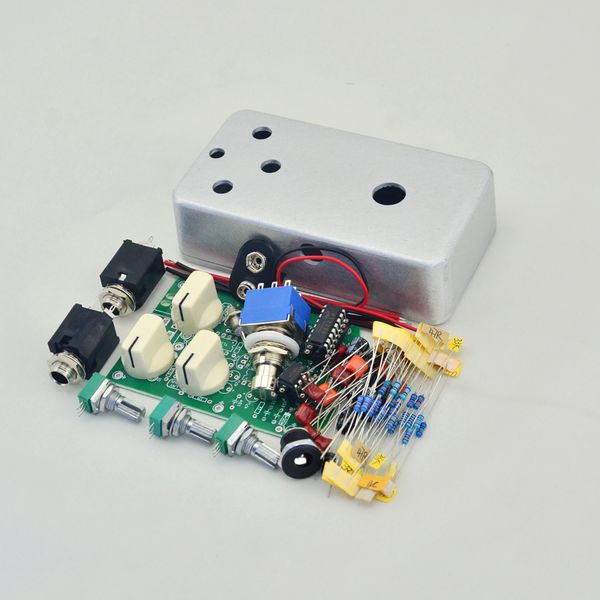 TTONE NEUES handgefertigtes Delay-Effekt-Pedal-Kit, echtes Bypass-Instrument