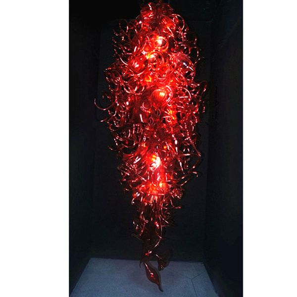 

large red glass lamps led light hand blown glass chandelier lightings new style chandeliers