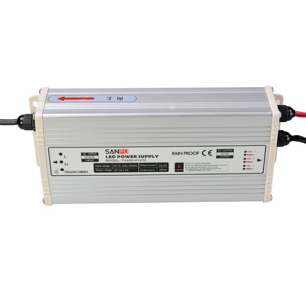 

SANPU SMPS 400w LED Driver 12v 24v Constant Voltage Switching Power Supply 110v 120v ac dc Transformer Rainproof Ourdoor IP63