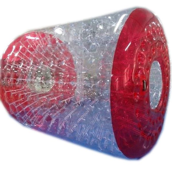 Kostenloser Versand Wasser Roller Ball Menschliche Hamster Rad Zorbing Blase Rolle Zylinder Aufblasbare Spielzeug 2,4 m 2,6 m 3 m