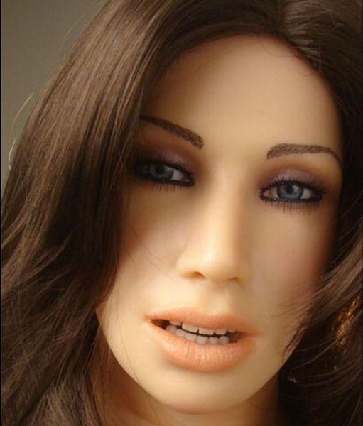 

2020 Newest love sex doll head with metal skeleton ,sex toys for men, oral sex doll head DHL free shippings