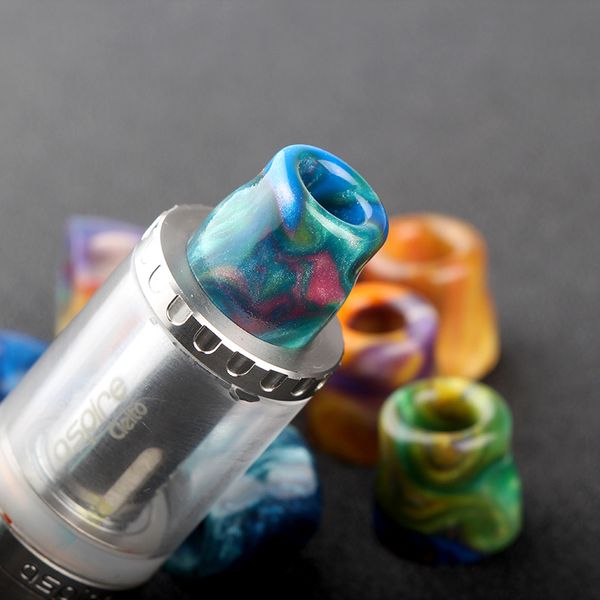 

Cleito Drip Tips For Cleito RTA Tank E Cigs Colorful Mouthpiece High qualtiy Epoxy Resin Material Newest Style DHL Free