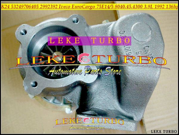 

wholesale k24 53249706405 53249886405 465379-0003 turbo turbocharger for iveco truck bus eurocargo 75.14 75e14 75e15 3.9l 136hp