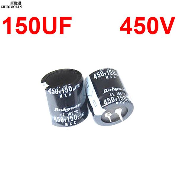 

wholesale-3pc/lot 150uf 450v electrolytic capacitor size 25x30mm yxsmdz2577