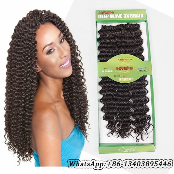 Synthetic Hair For Braiding 100 Premium Soft Kanekalon Deep Wave